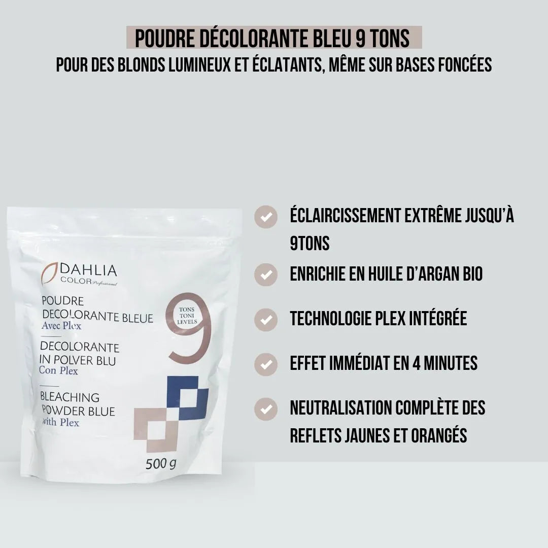 Poudre Décolorante Plex 9tons 500g