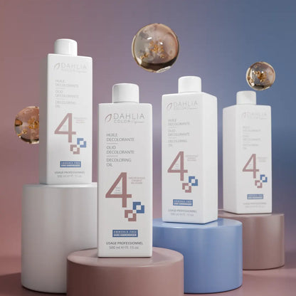 Huile Décolorante Argan et Macadamia Sans Ammoniaque 4 Tons