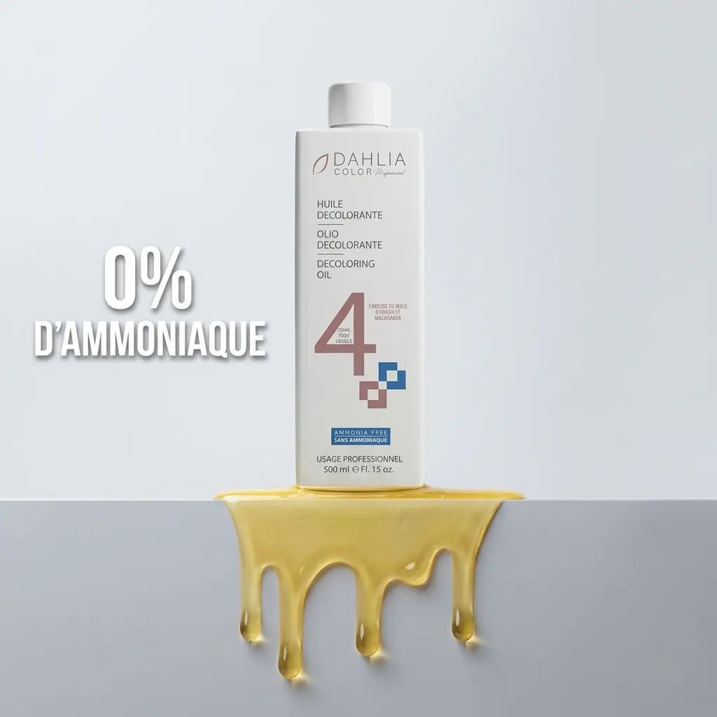 Huile Décolorante Argan et Macadamia Sans Ammoniaque 4 Tons