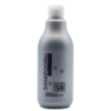 Flacon argenté de Shampoing Anti-Jaunissement S4 avec étiquette en français et en anglais, offrant un excellent rapport qualité-prix pour tous ceux qui recherchent un produit de soin capillaire professionnel abordable. Dahlia Color Professionnel